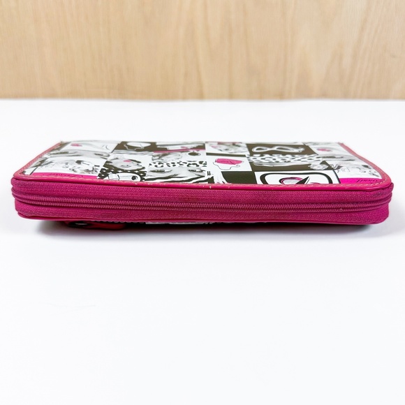 Fossil Liza Pop Art Zip Around Wallet Pink - Picture 4 of 12